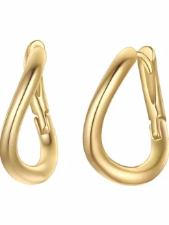 Yokoamii Schmuck<Damen Creolen gold uni