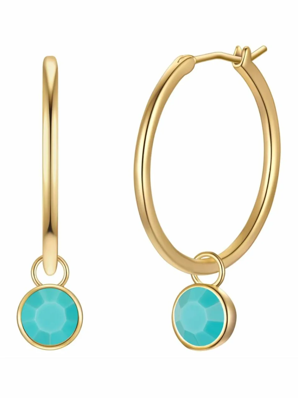 Yokoamii Schmuck<Damen Creolen gold uni