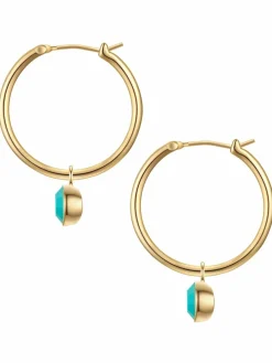 Yokoamii Schmuck<Damen Creolen gold uni