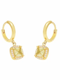 s.Oliver Schmuck<Damen Creolen gelb uni