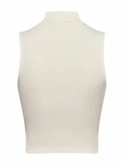 EDITED Shirts & Tops<Damen Crop Top - Kaori ecru uni