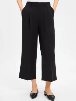 Damen Someday Hosen>Damen Culotte mit Leinen-Anteil - Celino
