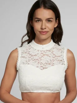 Spieth & Wenksy Blusen<Damen Dindlbluse - Andora weiß uni