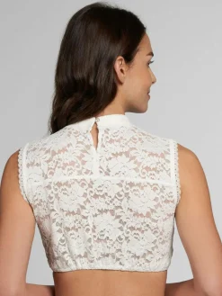 Spieth & Wenksy Blusen<Damen Dindlbluse - Andora weiß uni