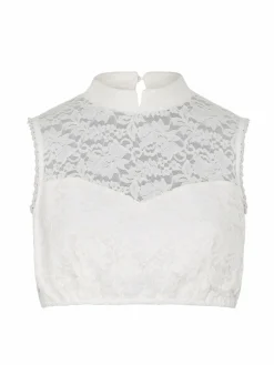 Spieth & Wenksy Blusen<Damen Dindlbluse - Andora weiß uni