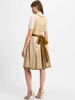 Krüger Dirndl Kleider<Damen Dirndl gold uni