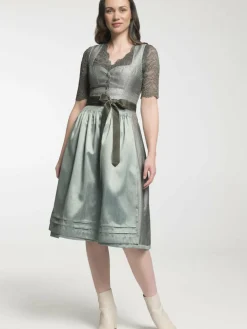 Spieth & Wenksy Kleider<Damen Dirndl grün uni