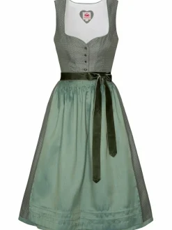 Spieth & Wenksy Kleider<Damen Dirndl grün uni