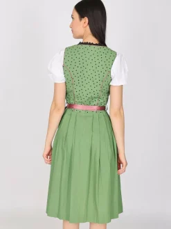 JCC Kleider<Damen Dirndl oliv gemustert