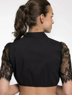 Spieth & Wenksy Blusen<Damen Dirndl - Becky schwarz gemustert