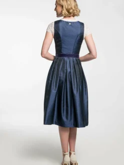 Spieth & Wenksy Kleider<Damen Dirndl - Emmi blau uni