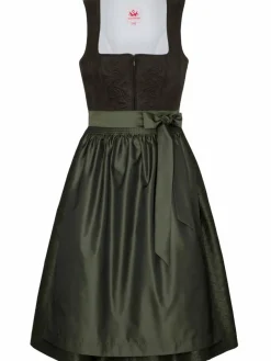 Spieth & Wenksy Kleider<Damen Dirndl - Felina oliv uni