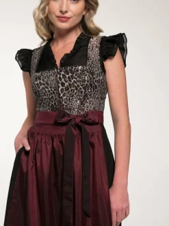 Spieth & Wenksy Kleider<Damen Dirndl - Gälin schwarz bedruckt