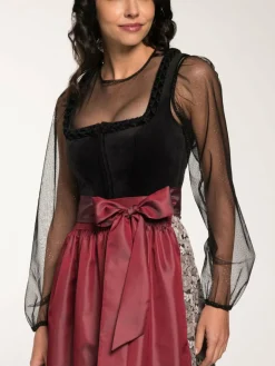 Spieth & Wenksy Kleider<Damen Dirndl - Gloria schwarz gemustert