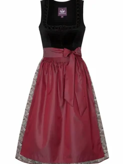 Spieth & Wenksy Kleider<Damen Dirndl - Gloria schwarz gemustert