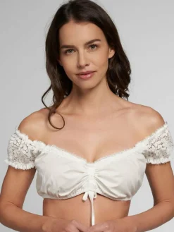 Spieth & Wenksy Blusen<Damen Dirndlbluse - Arielle ecru uni