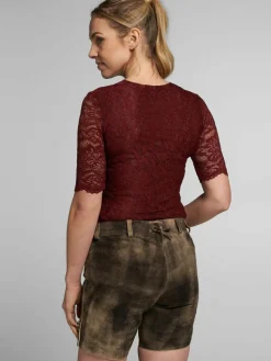 Damen Spieth & Wenksy Blusen>Damen Dirndlbluse - Arktis