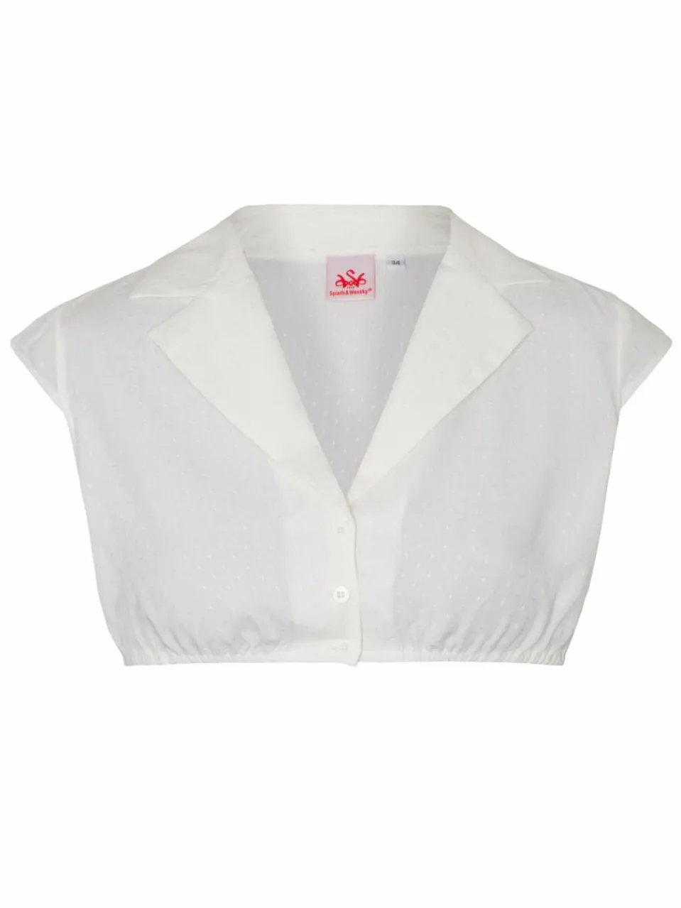 Spieth & Wenksy Blusen<Damen Dirndlbluse - Geba weiß uni