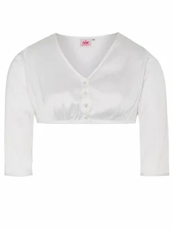 Spieth & Wenksy Blusen<Damen Dirndlbluse - Tulia weiß uni