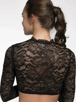 Spieth & Wenksy Blusen<Damen Dirndlblusen - Amerika schwarz uni