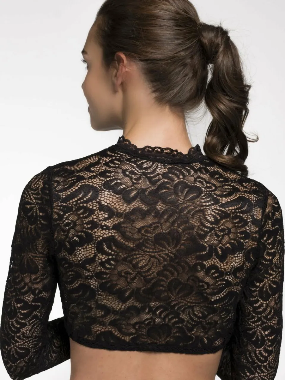 Spieth & Wenksy Blusen<Damen Dirndlblusen - Amerika schwarz uni