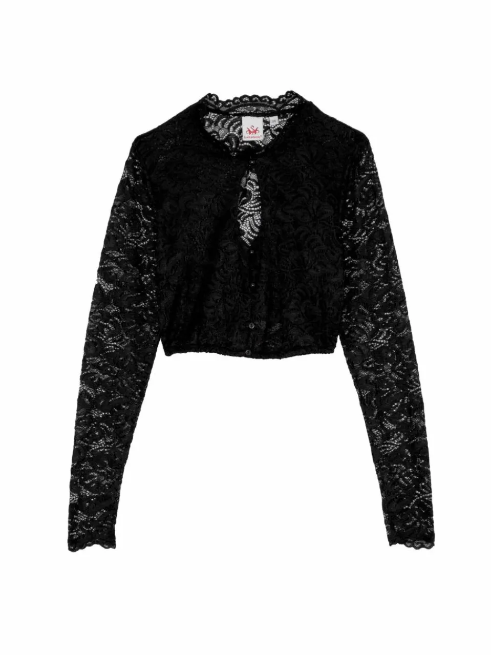 Spieth & Wenksy Blusen<Damen Dirndlblusen - Amerika schwarz uni