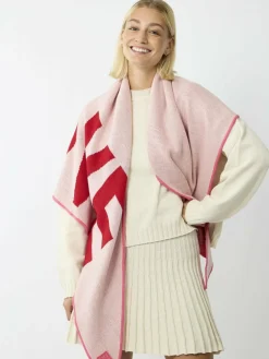 Codello Schals & Tücher<Damen Dreieckstuch rosa bedruckt