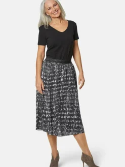 Damen Goldner Röcke><noscript><img width=