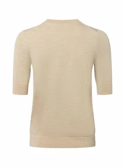 BOSS Pullover & Strickjacken|Shirts & Tops<Damen Feinstrickshirt - Farbella beige meliert