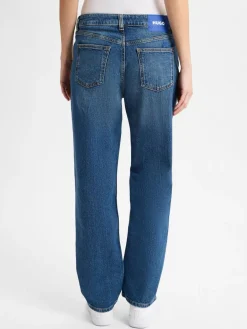 HUGO BLUE Jeans|Hosen<Damen Five-Pocket Jeans - Elyah_B medium stone uni