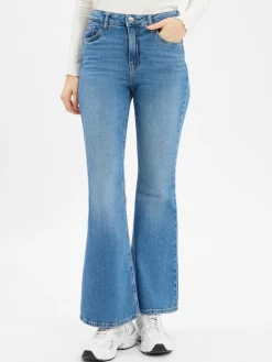 Damen Noisy May Jeans>Damen Flared Jeans - NMKareen