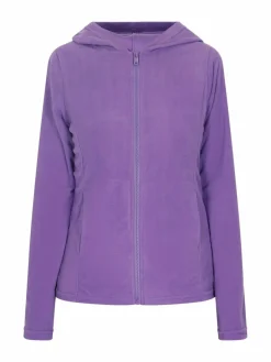 Faina Sweatshirts & Sweatjacken<Damen Fleecejacke lila uni