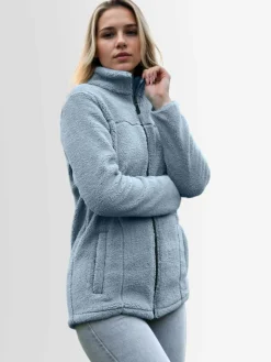 Arctic Seven Sweatshirts & Sweatjacken<Damen Fleecejacke - ASDiania blau uni