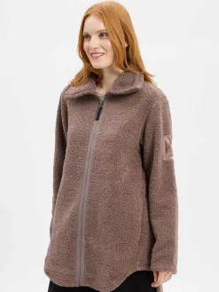 Didriksons Sweatshirts & Sweatjacken<Damen Fleecejacke - Bark braun uni