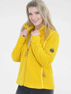 Navigazione Sweatshirts & Sweatjacken<Damen Fleecejacke - Fleecejacke gelb uni