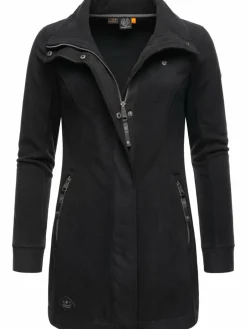 Ragwear Sweatshirts & Sweatjacken<Damen Fleecejacke - Letrice Fleece schwarz uni
