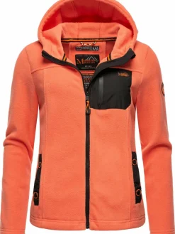 Marikoo Sweatshirts & Sweatjacken<Damen Fleecejacke - Mount Iwaki koralle uni