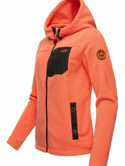 Marikoo Sweatshirts & Sweatjacken<Damen Fleecejacke - Mount Iwaki koralle uni