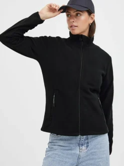 North Bend Sweatshirts & Sweatjacken<Damen Fleecejacke - NBConna schwarz uni