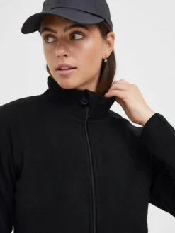 North Bend Sweatshirts & Sweatjacken<Damen Fleecejacke - NBConna schwarz uni