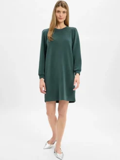 s.Oliver Kleider<Damen Freizeitkleid tanne uni