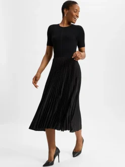 BOSS Kleider<Damen Freizeitkleid - Fadridi schwarz uni