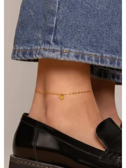 amor Schmuck<Damen Fußkette gold uni