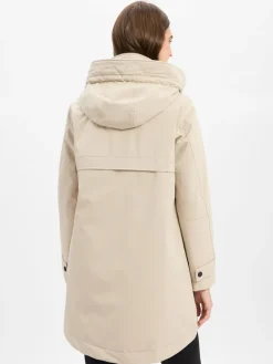 Fuchs Schmitt Jacken & Westen<Damen Funktionsmantel kitt uni