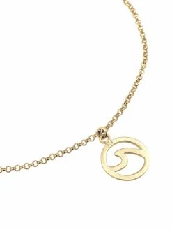 Elli Schmuck<Damen Fußschmuck gold uni