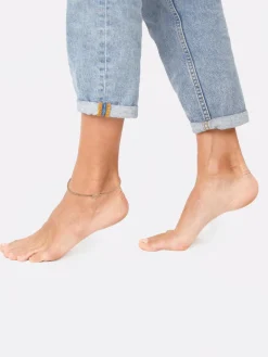 Elli Schmuck<Damen Fußschmuck gold uni