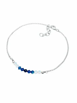 Elli Schmuck<Damen Fußschmuck blau uni