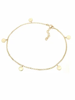 Elli Schmuck<Damen Fußschmuck gold uni
