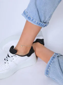 Elli Schmuck<Damen Fußschmuck silber uni