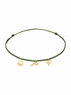 Elli Schmuck<Damen Fußschmuck gold uni